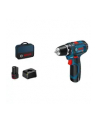 Bosch Wiertarko-Wkrętarka Akumulatorowa Gsr 12V-15 Professional 2X Li-Ion 2.0Ah 060186810F - nr 1