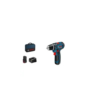 Bosch Wiertarko-Wkrętarka Akumulatorowa Gsr 12V-15 Professional 2X Li-Ion 2.0Ah 060186810F