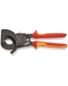 Knipex Nożyce do kabli z zapadką 250mm 1000V VDE 95 36 250 - nr 6