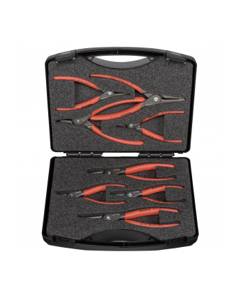 Szczypce precyzyjne Knipex 0021 25 S, 135 mm, walizka, 8 części