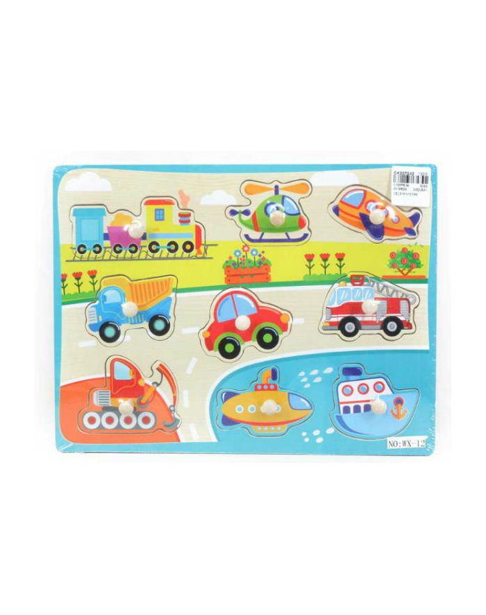 bigtoys Puzzle drewniane Pojazdy BPUZ1422 główny