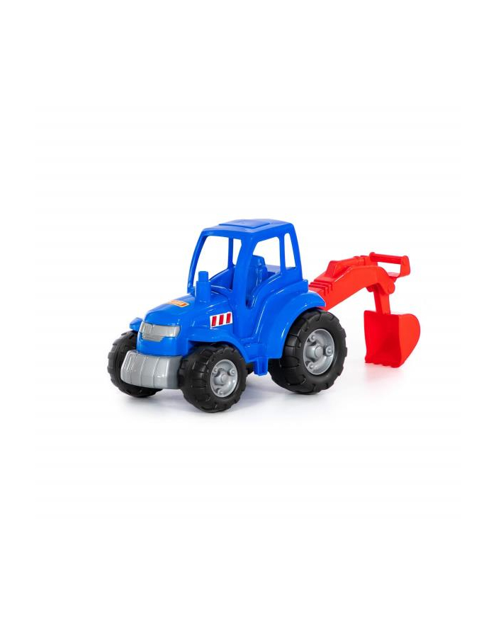 Polesie 84736 Traktor-koparka '';Mistrz''; (niebieski) w siatce główny