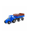 Polesie 84781 Traktor '';Majster''; niebieski z przyczepą Nr2 w siatce - nr 1