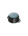 Staub Garnek z przykrywką okrągły 24 cm czarny - nr 14