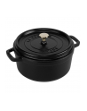 Staub Garnek z przykrywką okrągły 24 cm czarny - nr 21