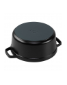 Staub Garnek z przykrywką okrągły 24 cm czarny - nr 23