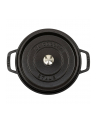Staub Garnek z przykrywką okrągły 24 cm czarny - nr 24