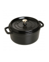 Staub Garnek z przykrywką okrągły 24 cm czarny - nr 4
