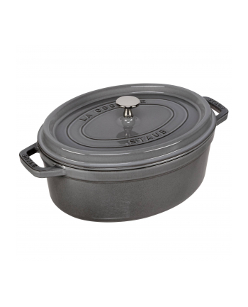 Staub Garnek owalny 29 cm grafit szary 40509-317-0