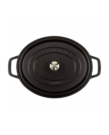 Staub Owalny Garnek Żeliwny Cocotte 31 cm Czarny 40509-319-0