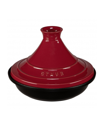 Staub Tajine żeliwno ceramiczne czerwone 28 cm 40510-327-0