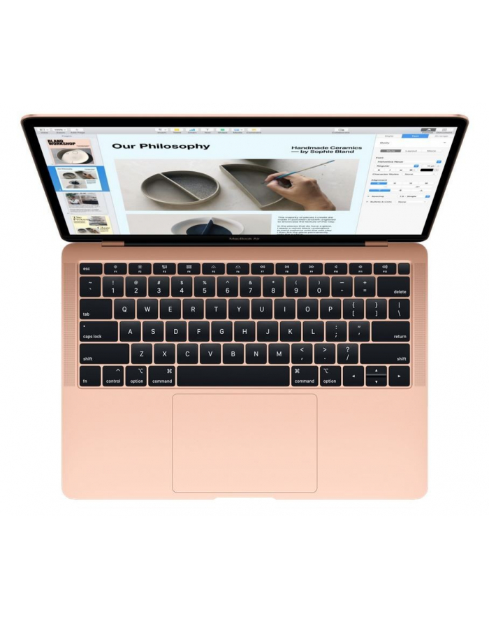 apple MacBook Air 13.3 cala - Złoty: 1.2GHz quad-core 10th i7/8GB 3733MHz LPDDR4X/Intel Iris Plus/512GB SSD/MWTL2ZE/A/P2/D1 główny