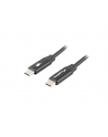 lanberg Kabel USB-C M/M 2.0 CA-CMCM-40CU-0005-BK Czarny 0.5m - nr 1