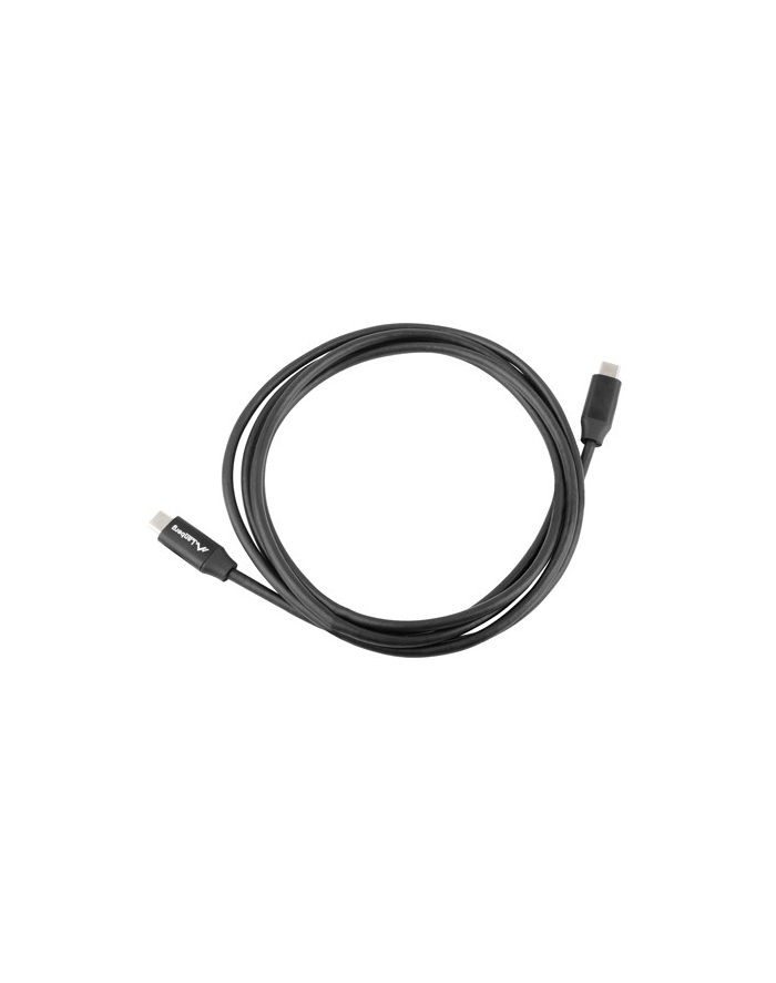 lanberg Kabel USB-C M/M 2.0 CA-CMCM-40CU-0010-BK Czarny 1m główny