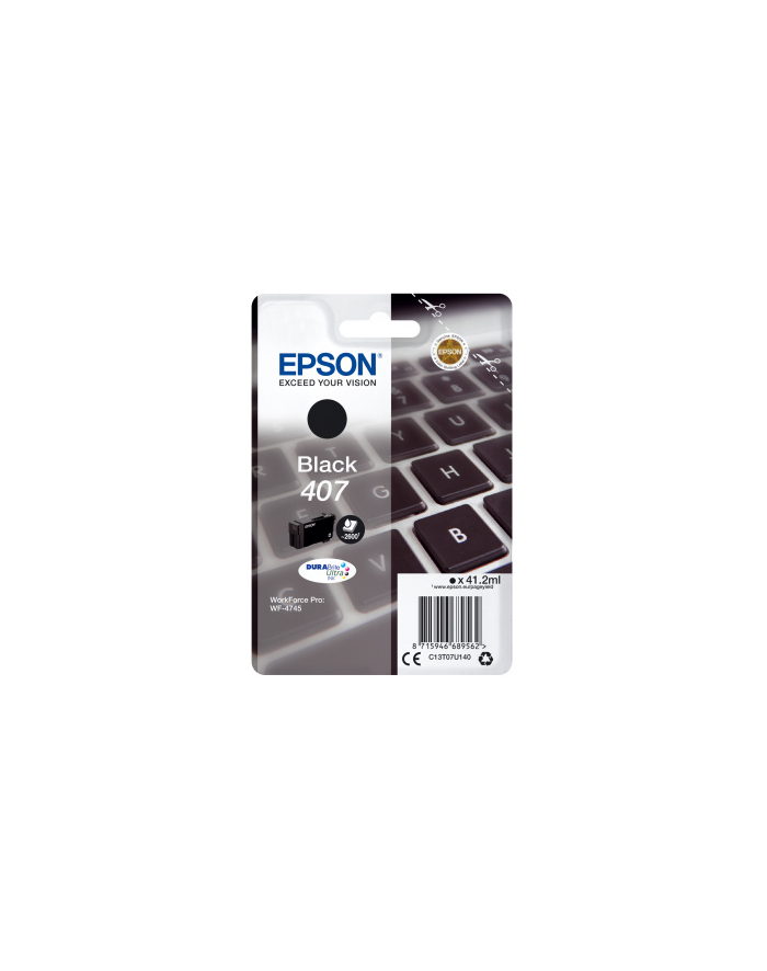 epson Tusz T07U1 BLACK  41.2 ml / 2600 str do WF-4745 główny