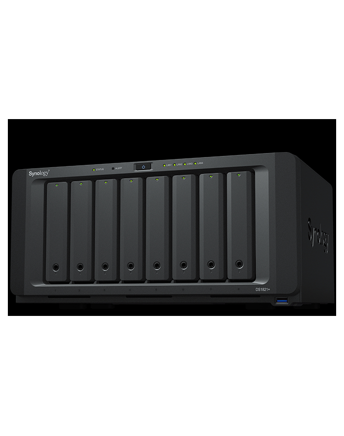 synology Serwer DS1821+ 8x0HDD 2,2Ghz 4GB PCI-E 4x1GbE 4xUSB 2xeSATA 3Y główny