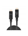 Lindy 38320 Hybrydowy kabel optyczny światłowodowy HDMI 2.0 18G z wymiennymi/odłączanymi wtykami HDMI i DVI 10m - nr 7
