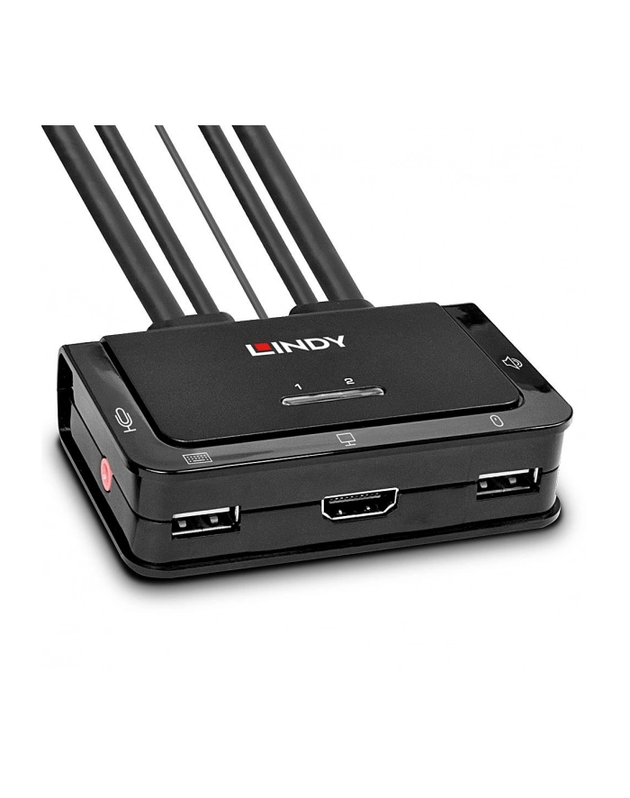 Lindy 42345 Przełącznik KVM HDMI 2.0 USB 2.0 (LY42345) główny