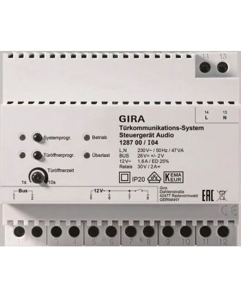 Gira Zasilanie 24V Dc 300 Ma System Domofon 128700