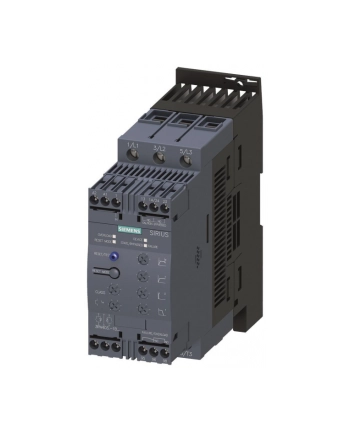 Siemens Softstart 3-fazowy 200-480v ac 63a 30kw/400v 110-230v ac/dc s2 ip00 55/160/170mm 3RW4037-1BB14