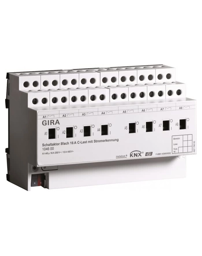 Gira Wyrobnik Zalacz 8 Kan 16 A Obc C Knx Eib Mod ( 104600 ) główny