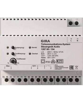 Gira Zasilanie 24V Dc 300 Ma System Domofon 128700
