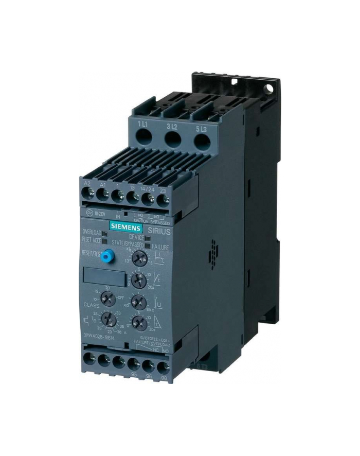 Siemens Soft Start 3Rw4026 110-230 V/Ac dla Silników 230/400 V 5,5/11 Kw (3RW4026-1BB14) główny