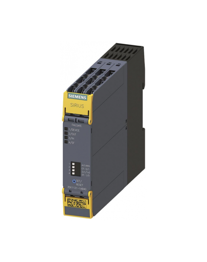 Siemens Przekaźnik bezpieczeństwa 3z 1r 24v dc ip20 22.5/100/121.6mm sirius 3SK1121-1AB40 główny