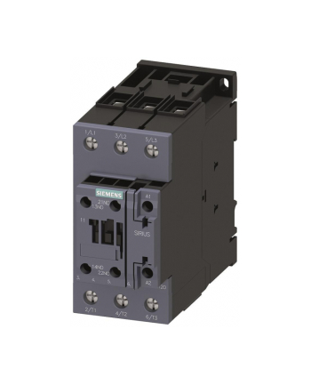 Siemens Stycznik 3-Biegunowy Ac-3 40A 18,5Kw/400V Cewka : 230V 50Hz Ac 1No+1Nc 3Rt2035-1Ap00 3Rt20351Ap00 nr 1
