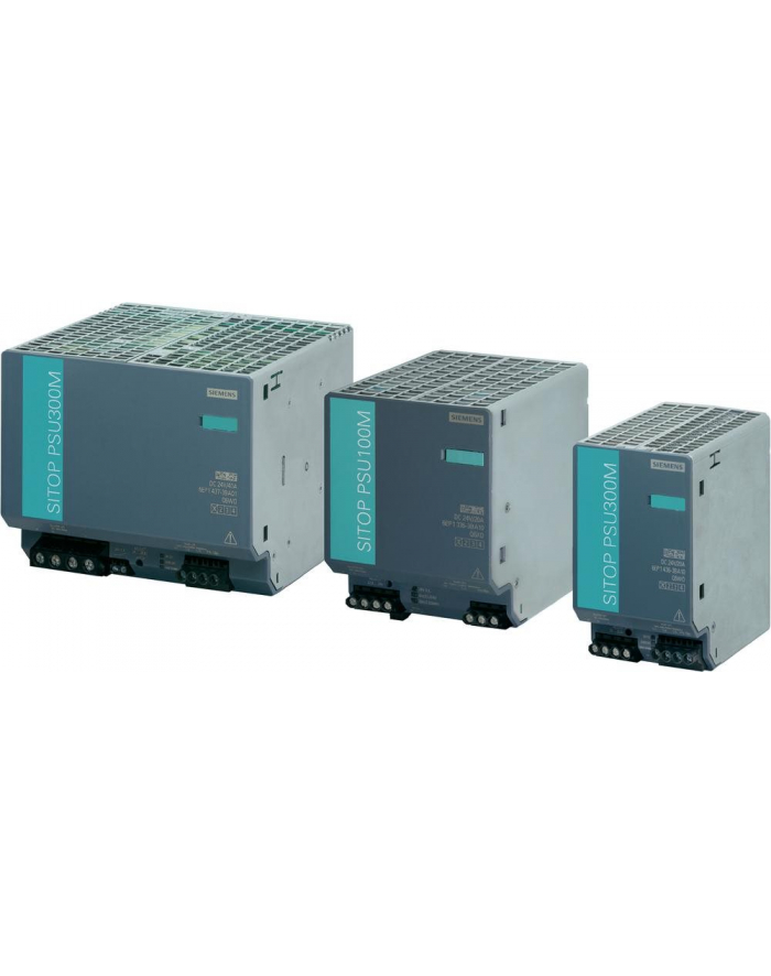 Siemens Zasilacz stabilizowany SITOP PSU200M 5A 120/230-500V AC 24V DC 6EP1333-3BA10 główny