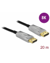 DELOCK KABEL DISPLAYPORT 1.4 DP 8K OPTYCZNY AKTYWNY 20M  (85887) - nr 2