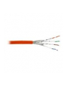 InLine Kabel instalacyjny S/FTP PiMF Cat.7a AWG23 1200MHz halogen Free Pomarańczowy 100m (70100I) - nr 1