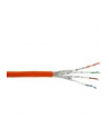 InLine Kabel instalacyjny S/FTP PiMF Cat.7a AWG23 1200MHz halogen Free Pomarańczowy 500m (70500I) - nr 1