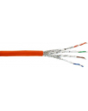 InLine Kabel instalacyjny S/FTP PiMF Cat.7a AWG23 1200MHz halogen Free Pomarańczowy 500m (70500I) - nr 2