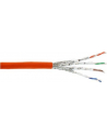 InLine Kabel instalacyjny S/FTP PiMF Cat.7a AWG23 1200MHz halogen Free Pomarańczowy 500m (70500I) - nr 3