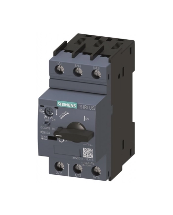 Siemens Wyłącznik silnikowy 1.5kw 2.8-4a s00 klasa 10 52a IP20 97/45/96mm Sirius 3RV2011-1EA10