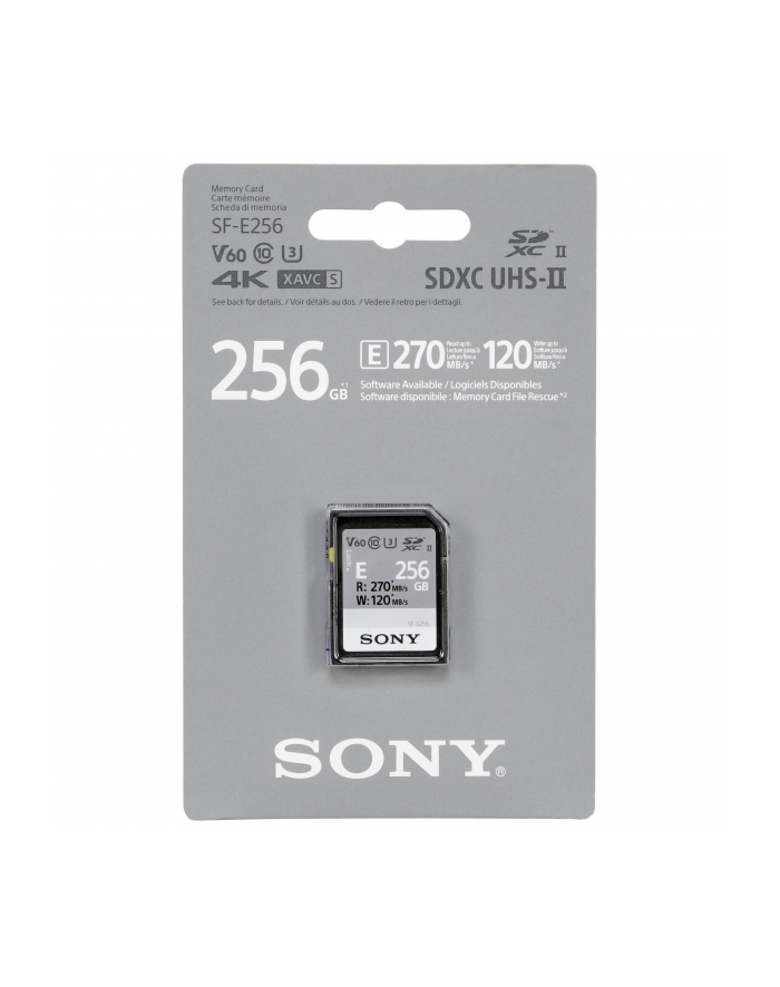 Sony SD UHS-II SF-E 256GB (SFE256) główny