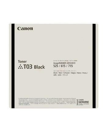 CANON T-03 (2725C001) - ORYGINALNY TONER, BLACK (CZARNY).