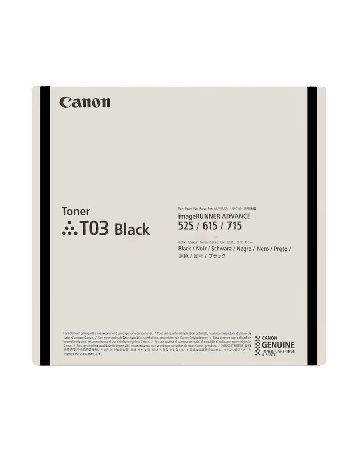 CANON T-03 (2725C001) - ORYGINALNY TONER, BLACK (CZARNY). główny