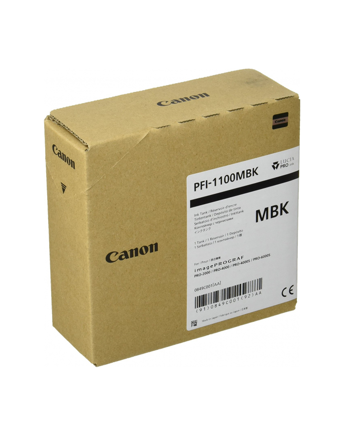 Canon PFI1100MBK Matte Black (0849c001) główny