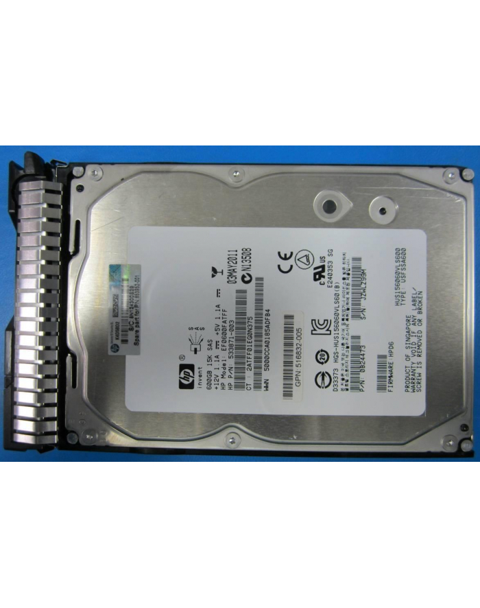 HP Spare 600GB 6G SAS (653952-001) główny