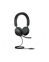 Jabra Evolve2 40 Duo MS Zestaw nagłowny przewodowy na dwoje uszu - nr 16