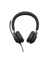 Jabra Evolve2 40 Duo MS Zestaw nagłowny przewodowy na dwoje uszu - nr 20