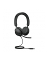 Jabra Evolve2 40 Duo MS Zestaw nagłowny przewodowy na dwoje uszu - nr 21