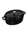 Staub Cocotte brytfanna owalna, z pokrywką, czarny, 29 cm (40509-315-0) - nr 1