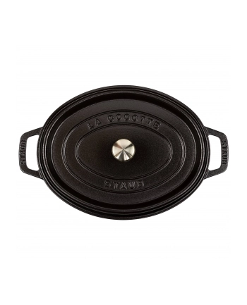 Staub Cocotte brytfanna owalna, z pokrywką, czarny, 29 cm (40509-315-0)
