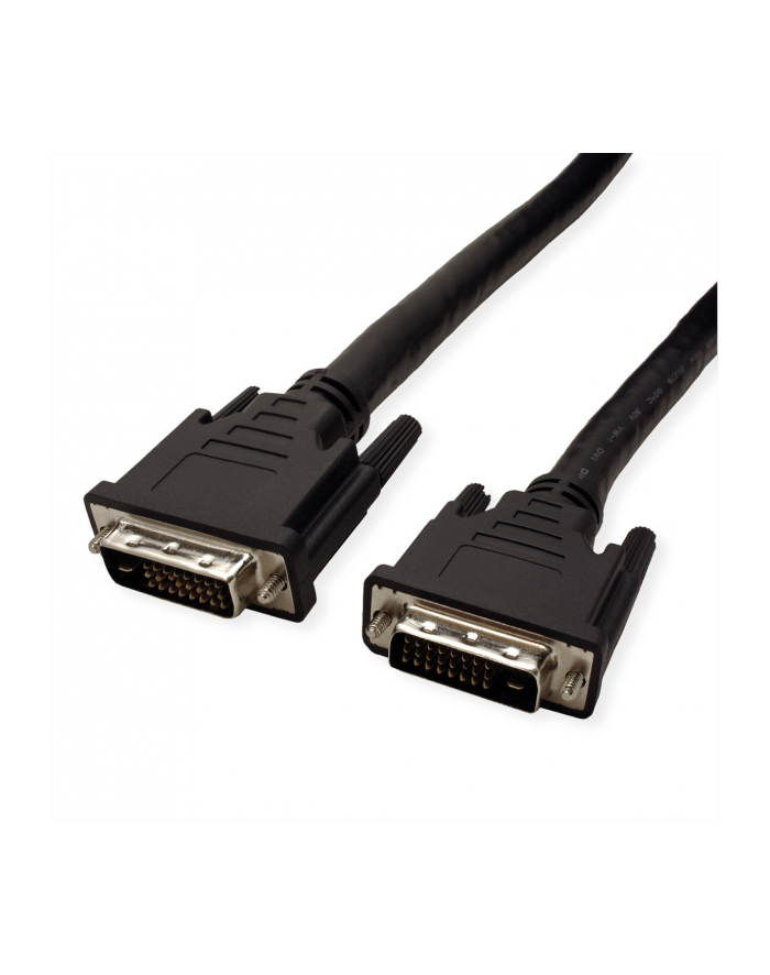 Kabel Roline DVI DualLink DVI-DVI. M/M. Black 20m główny