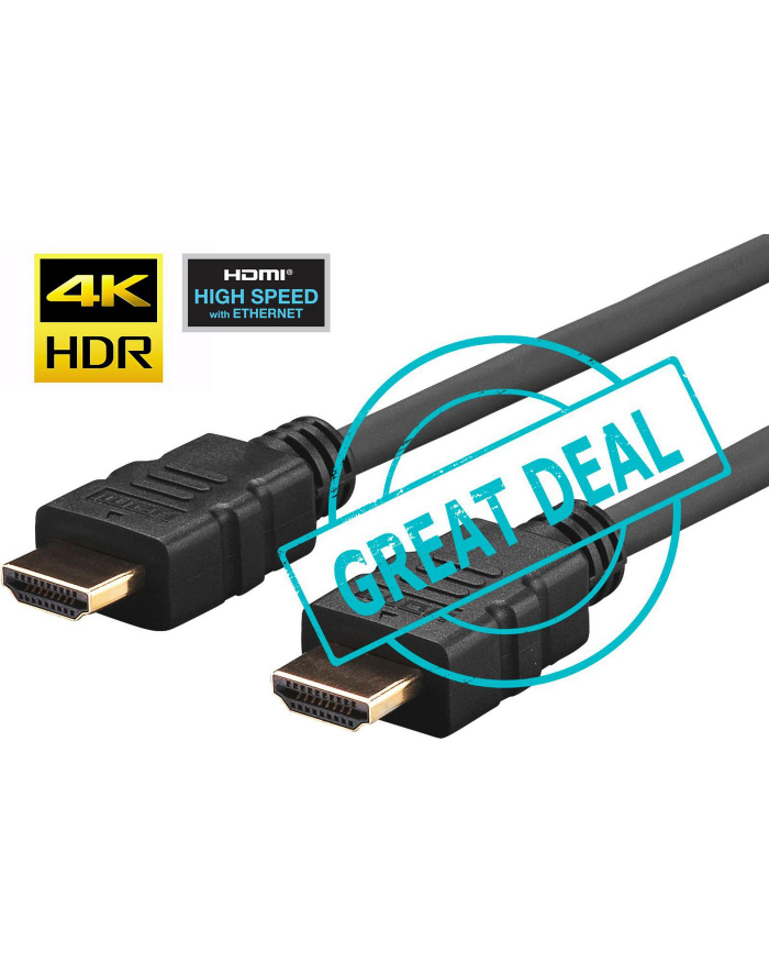 Kabel VivoLink HDMI - HDMI 3 Czarny (PROHDMIHD3-BULK) główny