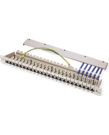 Telegńrtner Patch Panel Cat. 6a 16-Port geschirmt mit Abdeckung (J02022A0050)