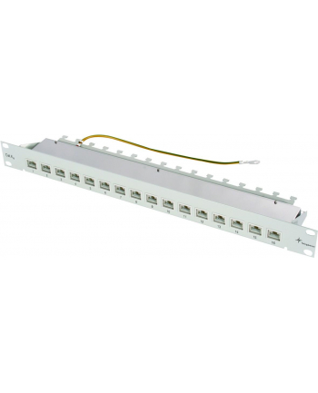 Telegńrtner Patch Panel Cat. 6a 16-Port geschirmt mit Abdeckung (J02022A0050)